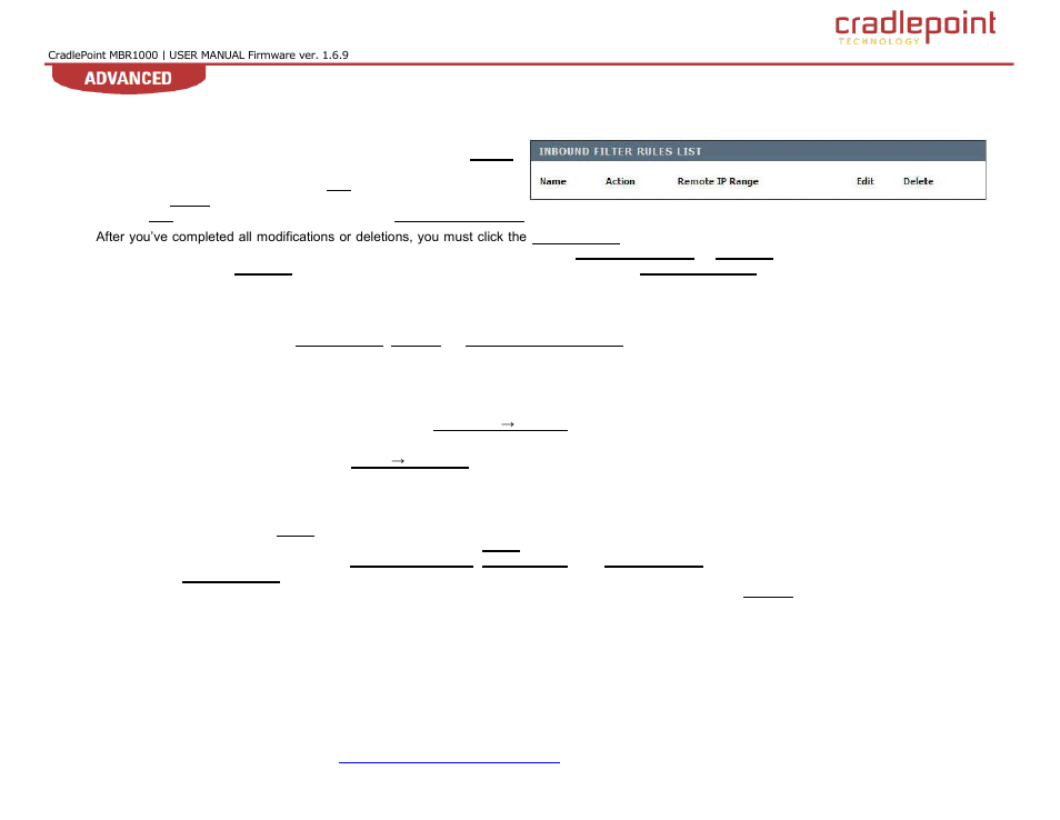Cradlepoint WIPIPE MBR1000 User Manual | Page 51 / 130