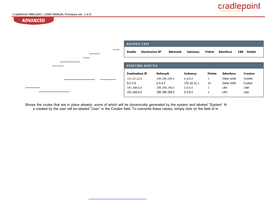 Cradlepoint WIPIPE MBR1000 User Manual | Page 56 / 130