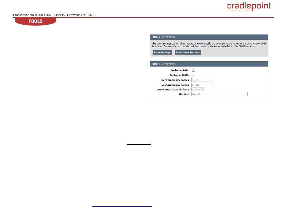 Snmp, 7 snmp | Cradlepoint WIPIPE MBR1000 User Manual | Page 99 / 130