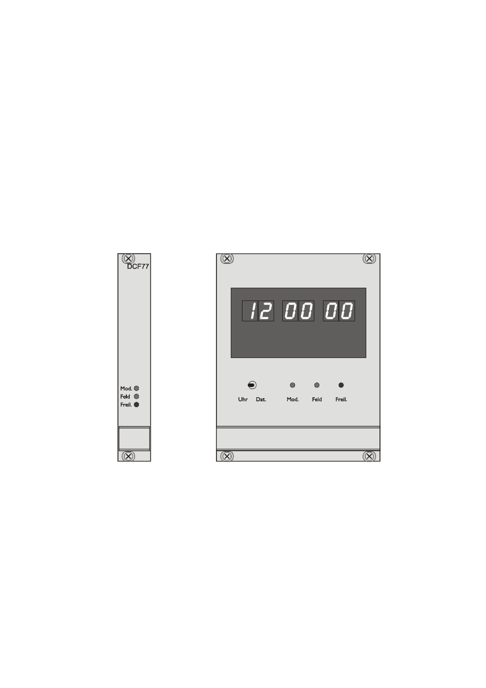 Ua32s overview, Antenna and lf receiver | Meinberg UA32S User Manual | Page 7 / 24