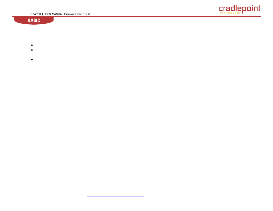Cradlepoint WIPIPE CBA750 User Manual | Page 22 / 89