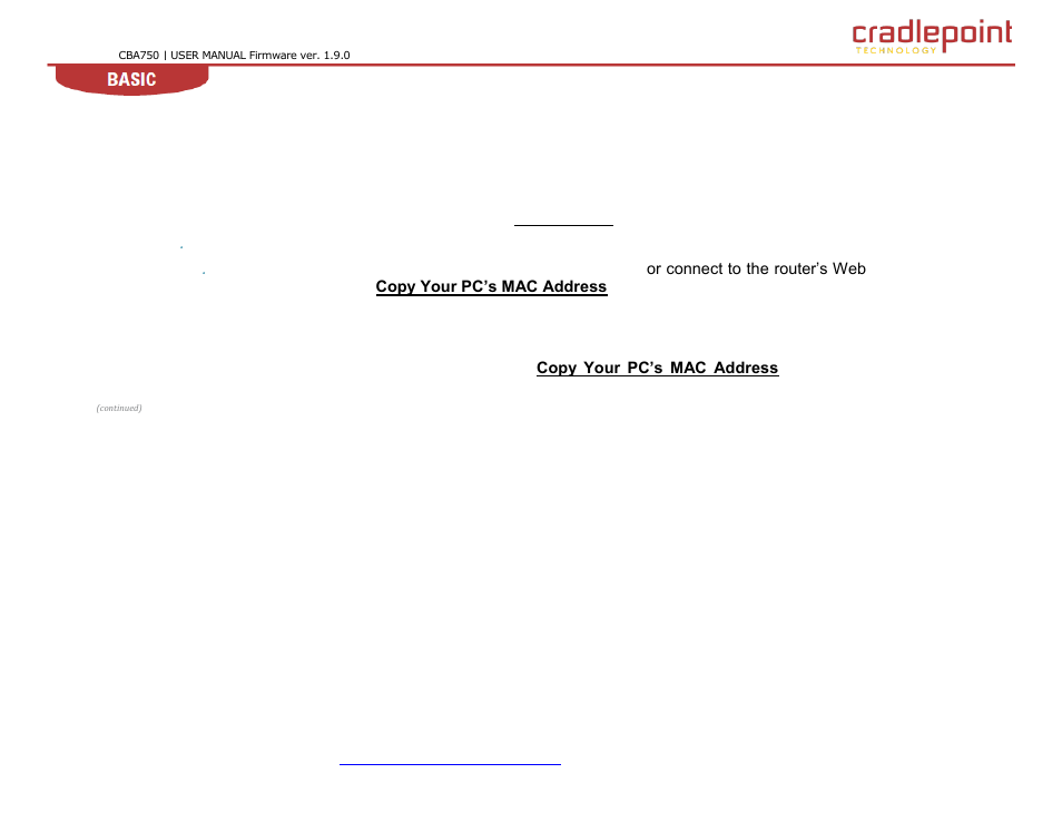 Cradlepoint WIPIPE CBA750 User Manual | Page 26 / 89