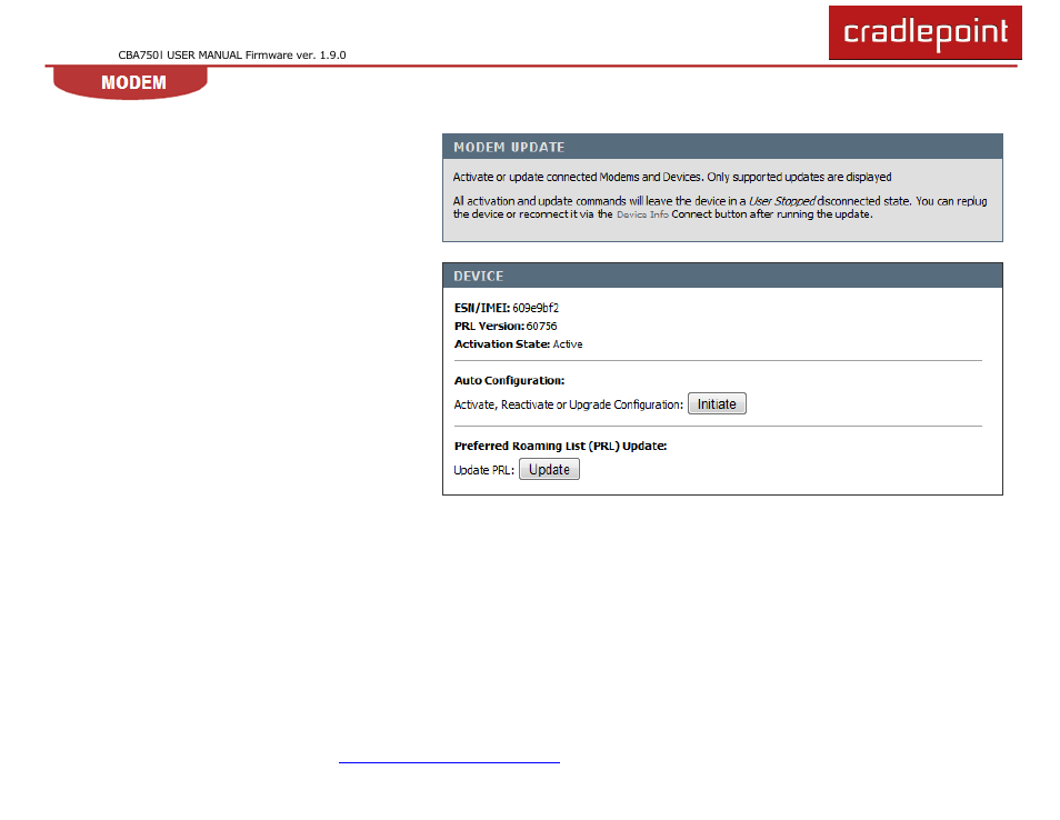 4 update | Cradlepoint WIPIPE CBA750 User Manual | Page 46 / 89