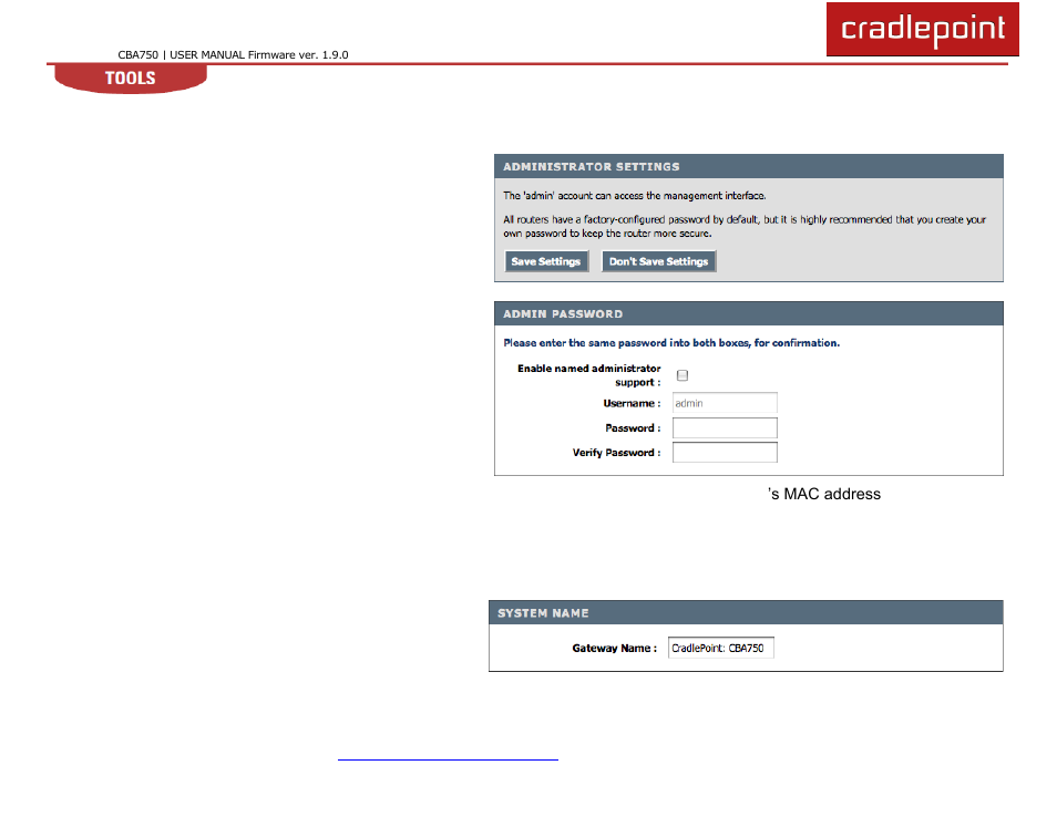 Cradlepoint WIPIPE CBA750 User Manual | Page 48 / 89