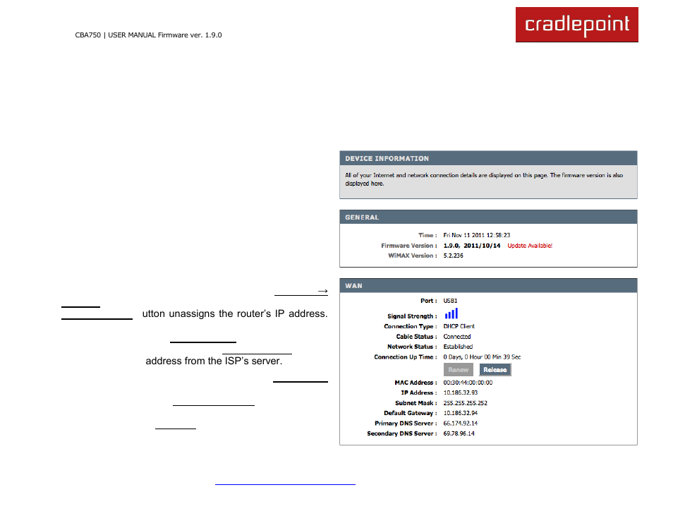 Cradlepoint WIPIPE CBA750 User Manual | Page 67 / 89