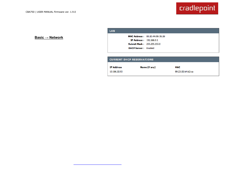 Cradlepoint WIPIPE CBA750 User Manual | Page 69 / 89