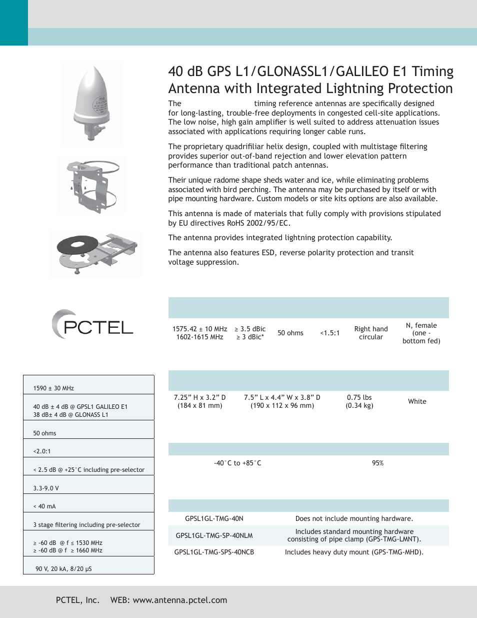 Meinberg GPS L1 User Manual | 3 pages
