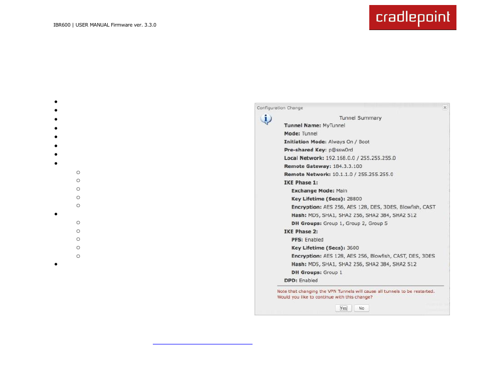 Cradlepoint IBR600 User Manual | Page 109 / 152
