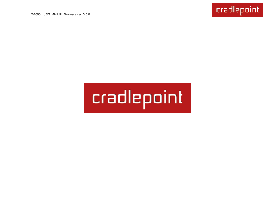 Cradlepoint IBR600 User Manual | Page 152 / 152