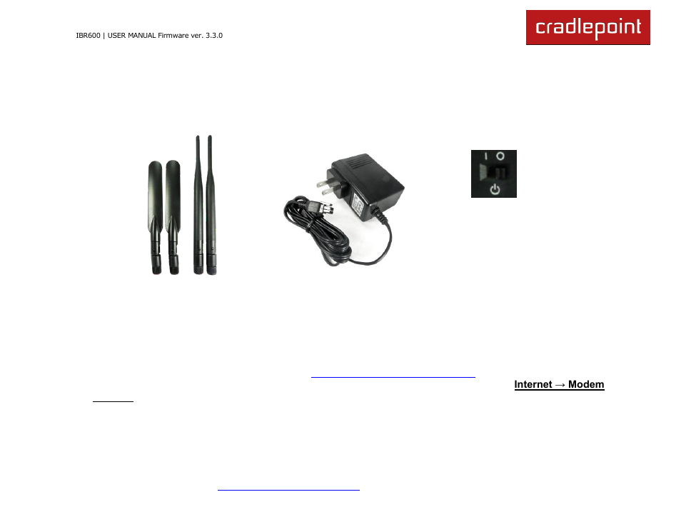 3 quick start | Cradlepoint IBR600 User Manual | Page 16 / 152
