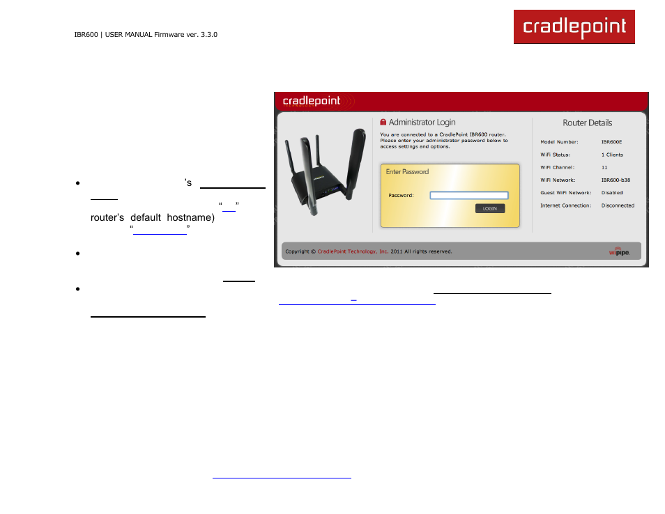 Cradlepoint IBR600 User Manual | Page 18 / 152
