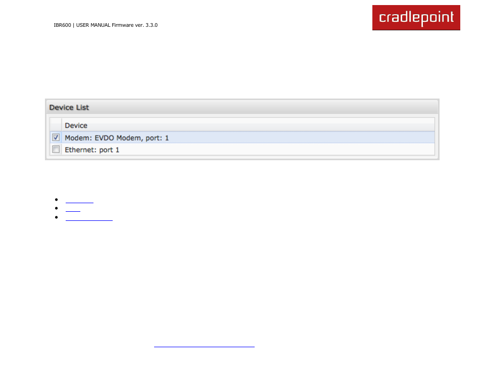 5 internet connections | Cradlepoint IBR600 User Manual | Page 39 / 152