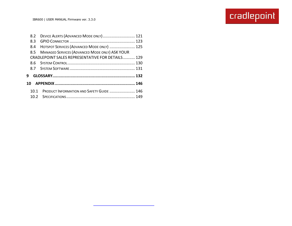 Cradlepoint IBR600 User Manual | Page 4 / 152