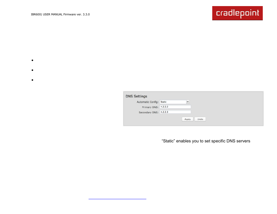 3 dns (advanced mode only) | Cradlepoint IBR600 User Manual | Page 51 / 152