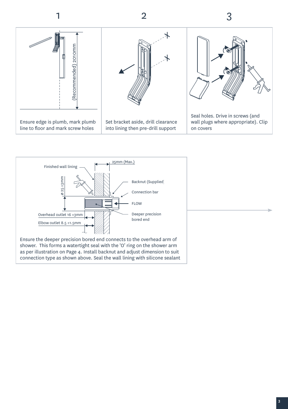 Methven Tahi Satinjet Shower System User Manual | Page 5 / 12