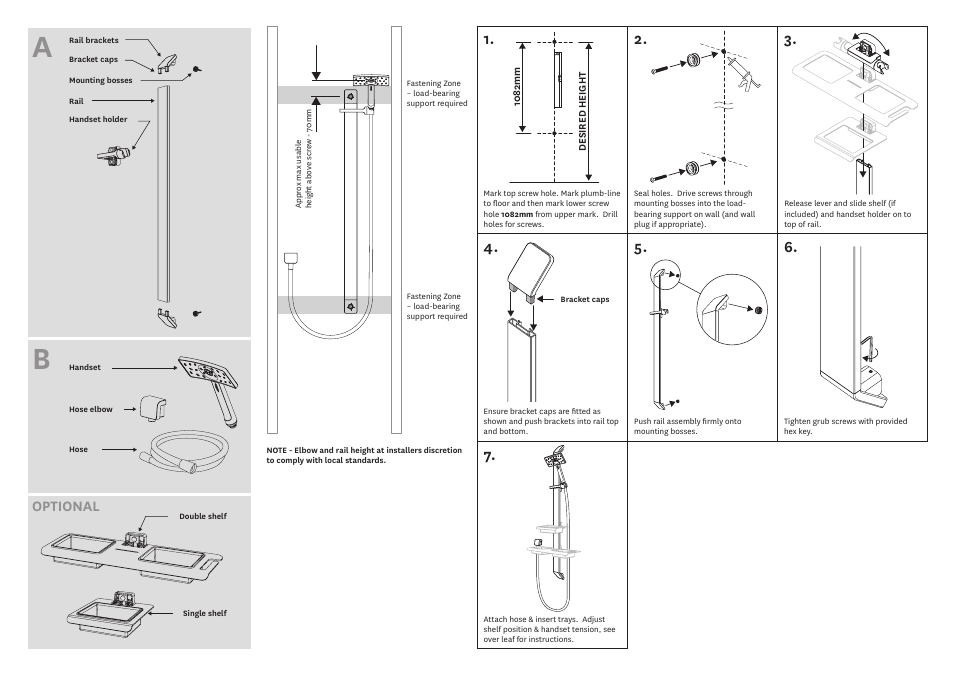 Optional | Methven Tahi Satinjet Shower Kit User Manual | Page 2 / 2