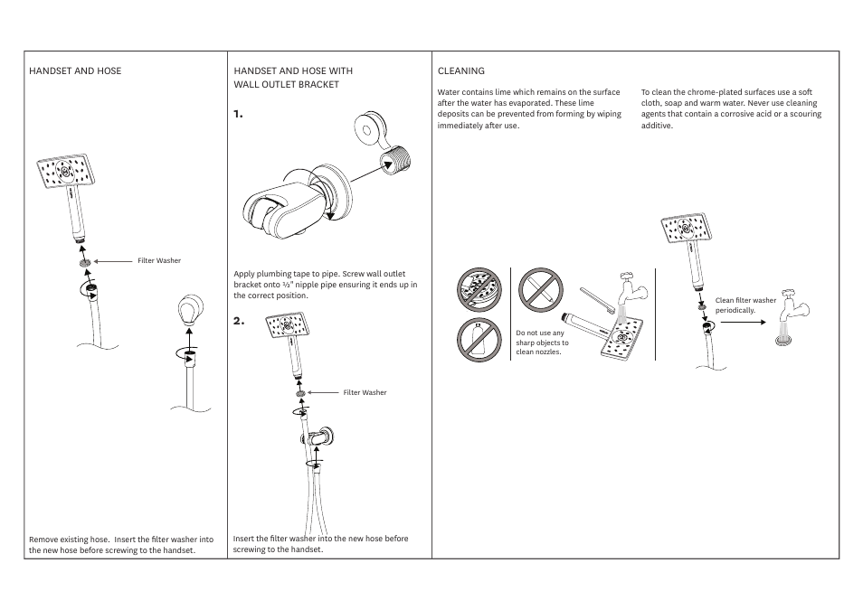 Methven Tahi Satinjet Handset User Manual | Page 2 / 2