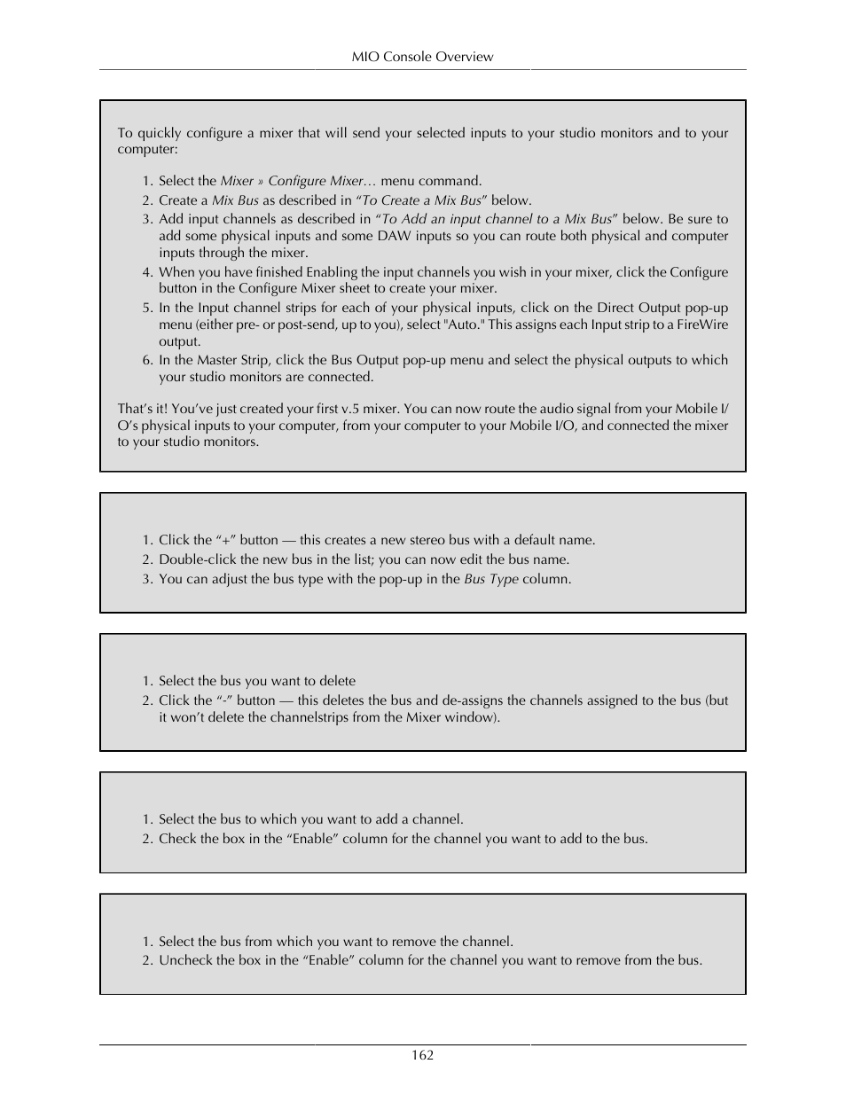 Metric Halo Mobile I/O User Manual | Page 162 / 371