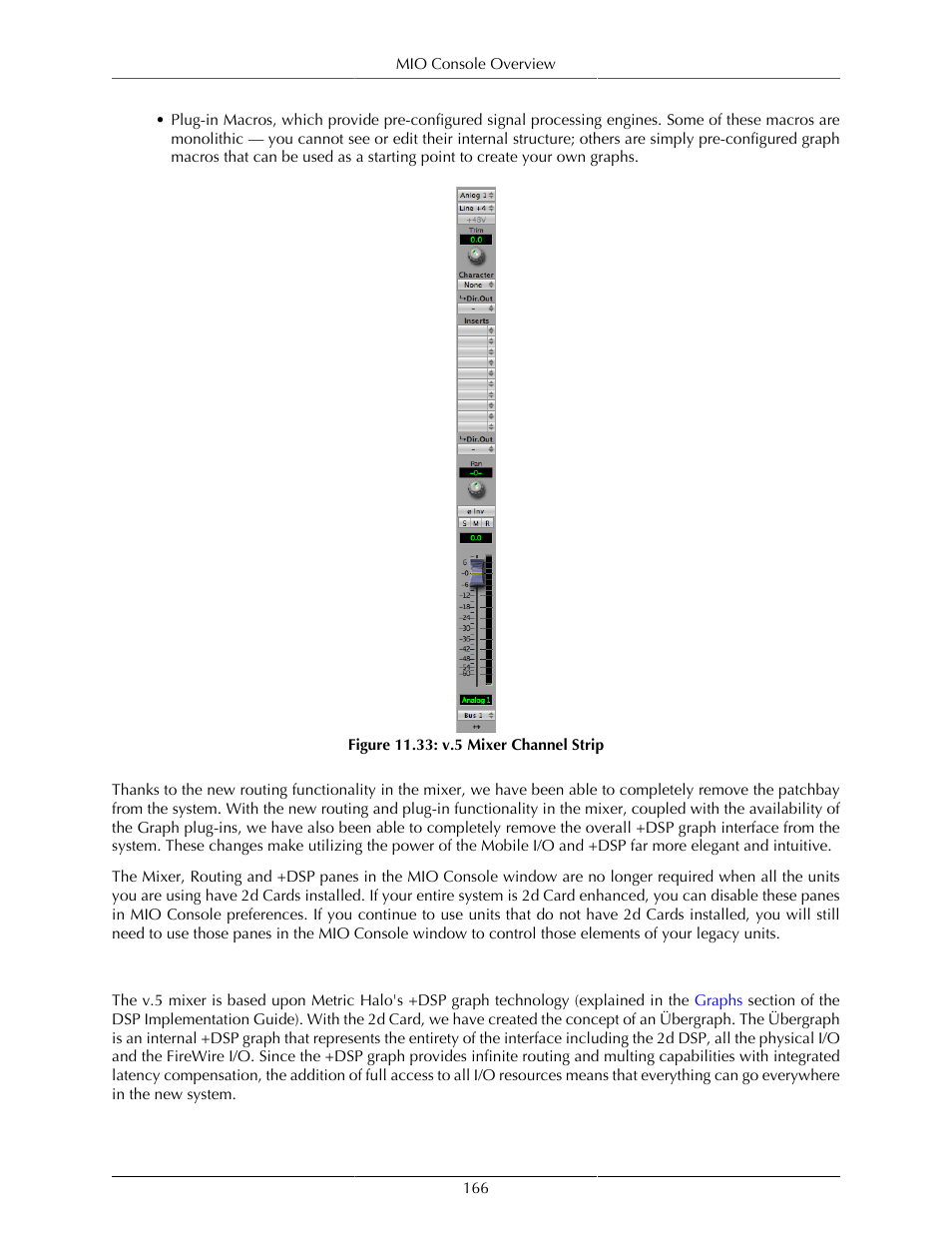 Technology, V.5 mixer channel strip | Metric Halo Mobile I/O User Manual | Page 166 / 371