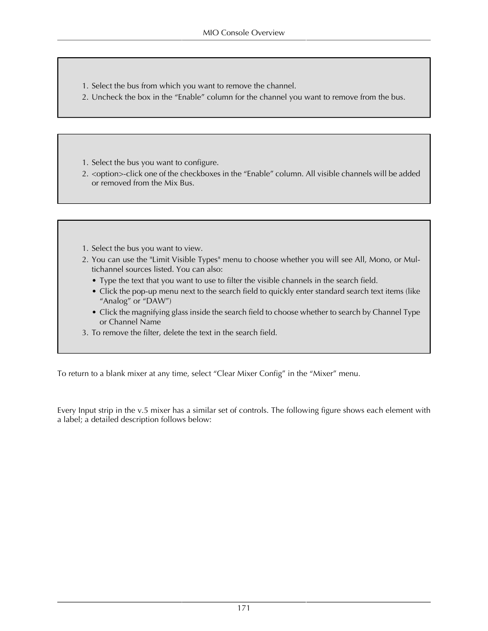Input strip details | Metric Halo Mobile I/O User Manual | Page 171 / 371