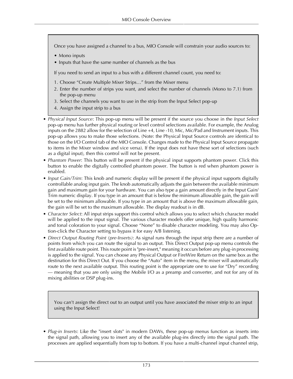 Metric Halo Mobile I/O User Manual | Page 173 / 371