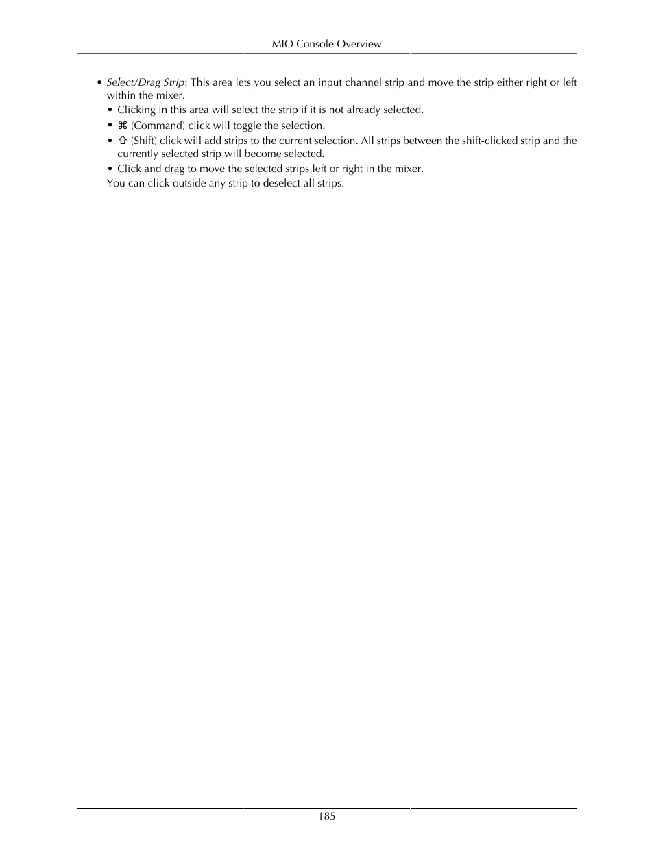 Metric Halo Mobile I/O User Manual | Page 185 / 371