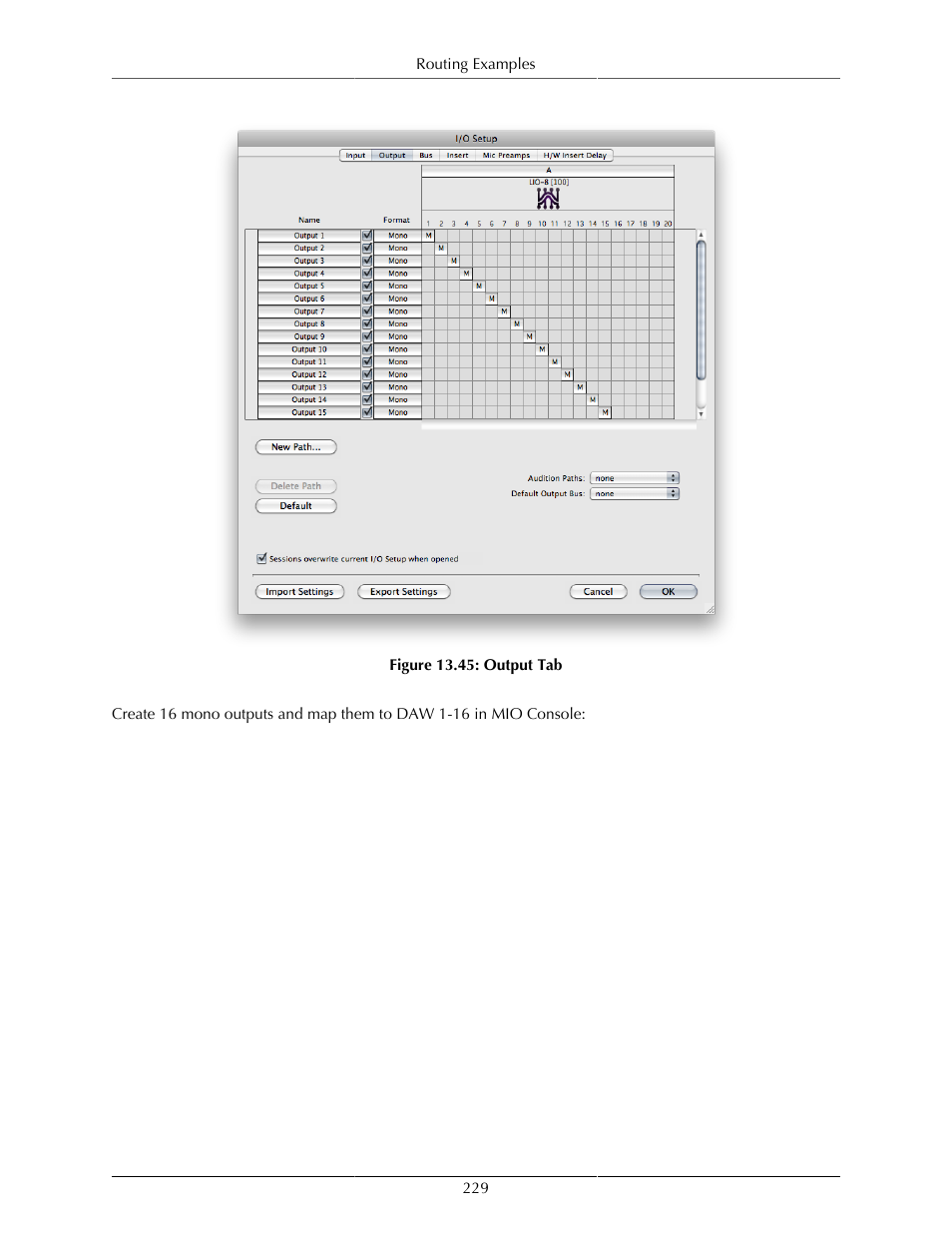 Output tab | Metric Halo Mobile I/O User Manual | Page 229 / 371