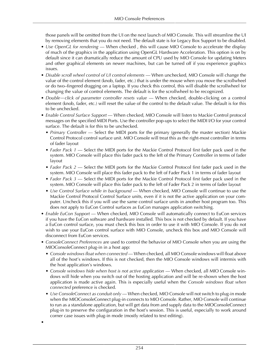 Metric Halo Mobile I/O User Manual | Page 254 / 371