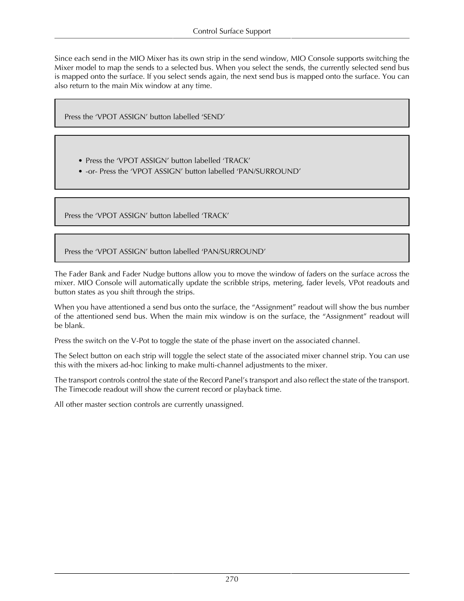 Metric Halo Mobile I/O User Manual | Page 270 / 371