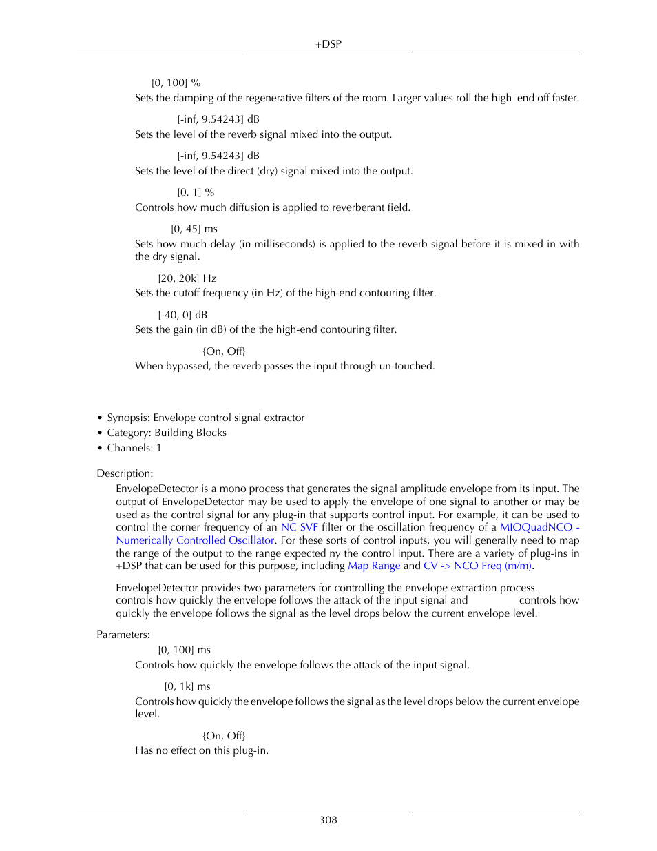 Envelopedetector | Metric Halo Mobile I/O User Manual | Page 308 / 371