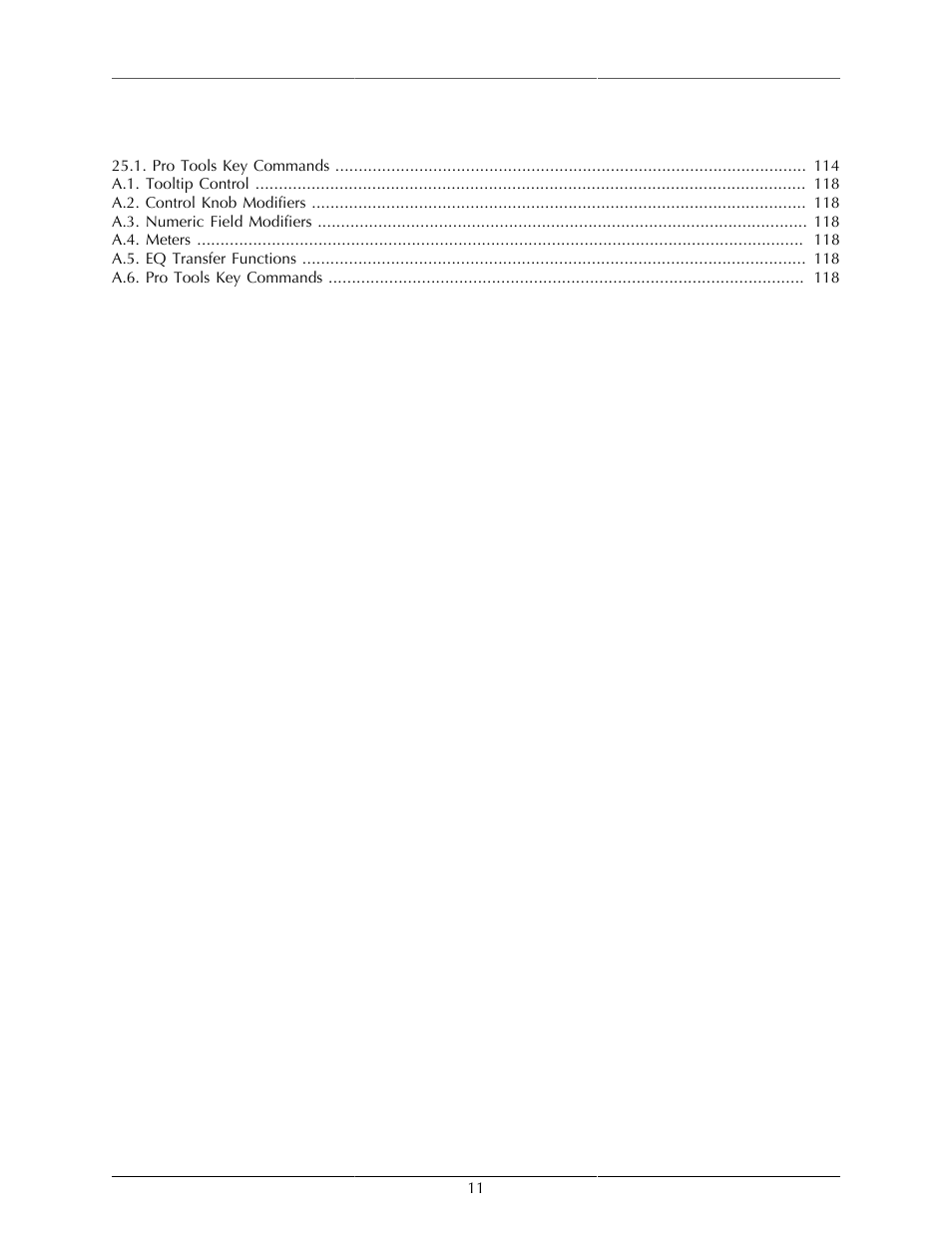 List of tables | Metric Halo Production Bundle User Manual | Page 11 / 122