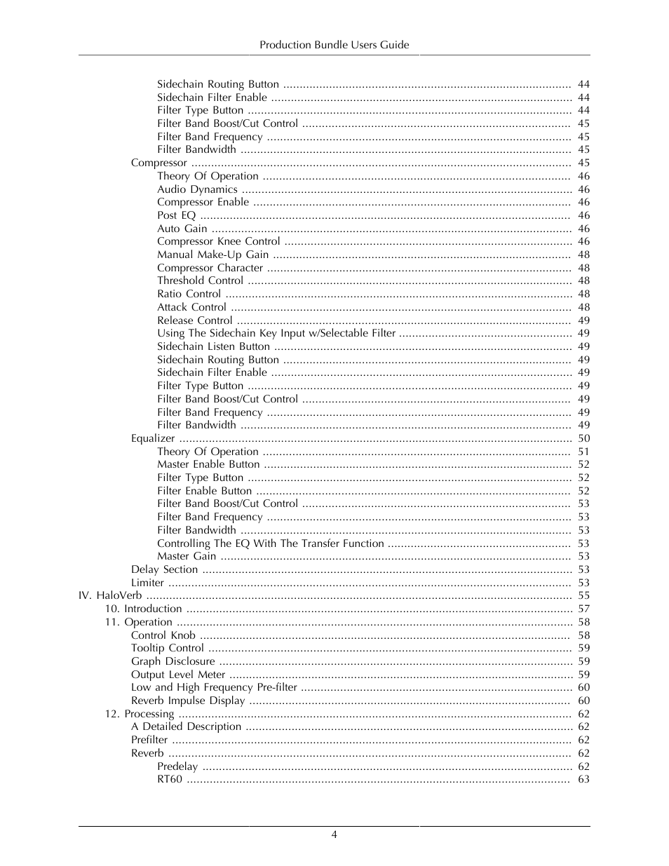 Metric Halo Production Bundle User Manual | Page 4 / 122