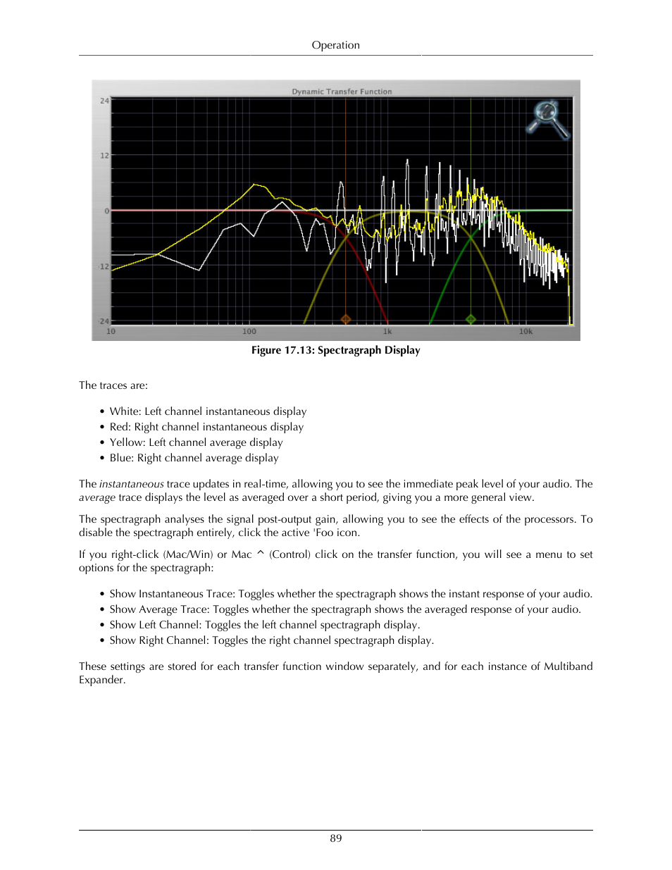 Spectragraph display | Metric Halo Production Bundle User Manual | Page 89 / 122