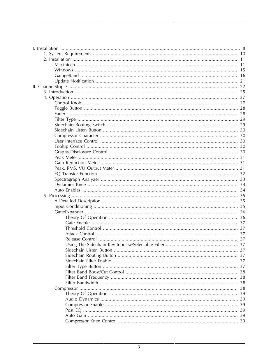 Metric Halo ChannelStrip 3 User Manual | Page 3 / 61