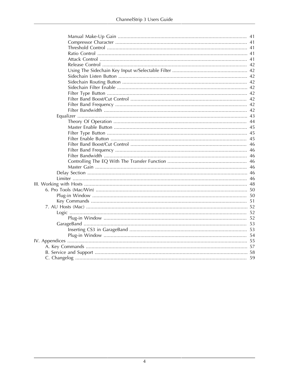 Metric Halo ChannelStrip 3 User Manual | Page 4 / 61