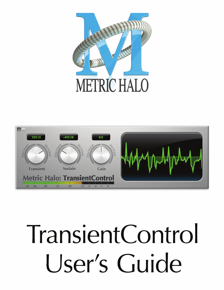 Metric Halo TransientControl User Manual | 14 pages