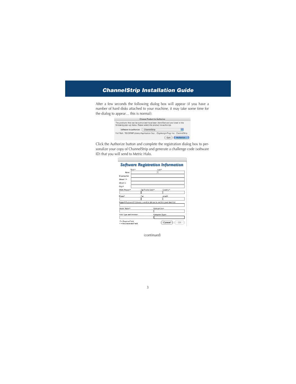Channelstrip installation guide | Metric Halo ChannelStrip 2 User Manual | Page 7 / 43