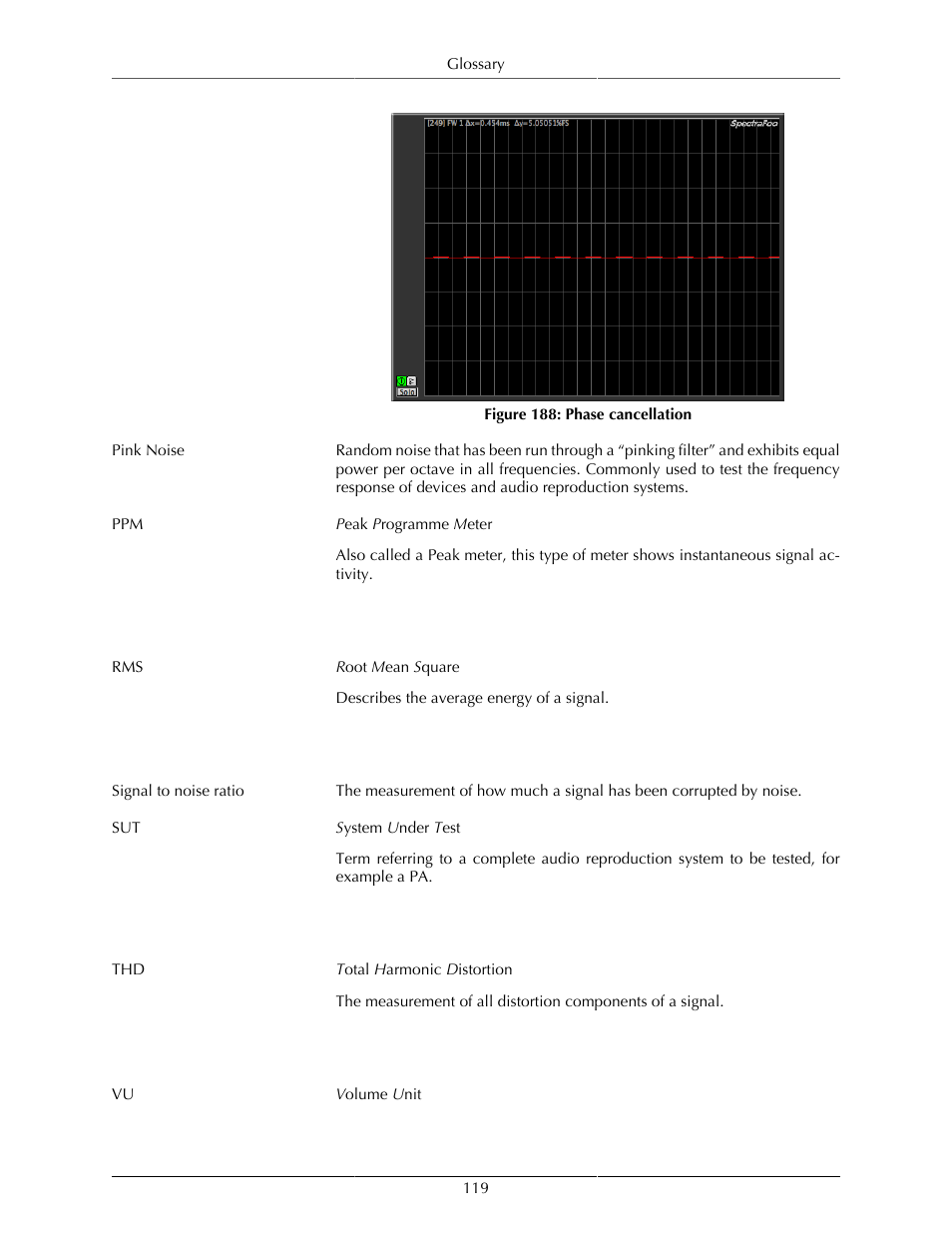 Phase cancellation | Metric Halo SpectraFoo User Manual | Page 119 / 123