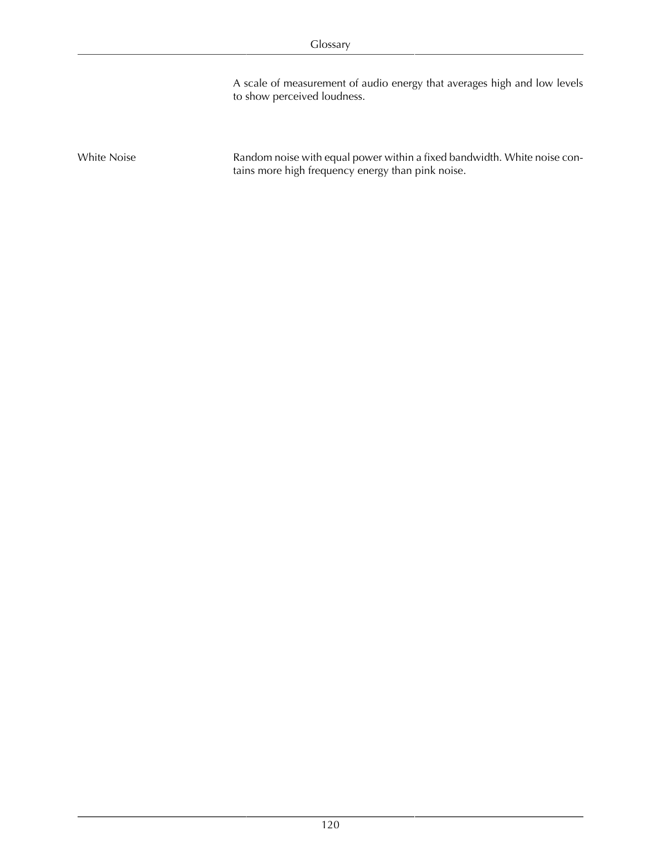 Metric Halo SpectraFoo User Manual | Page 120 / 123