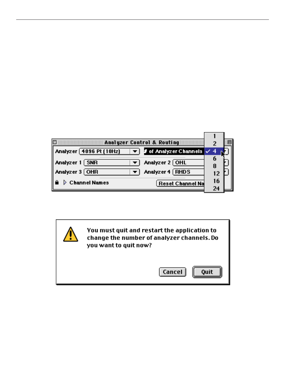 Number of analyzer channels | Metric Halo SpectraFoo Version 1.5 User Manual | Page 24 / 41