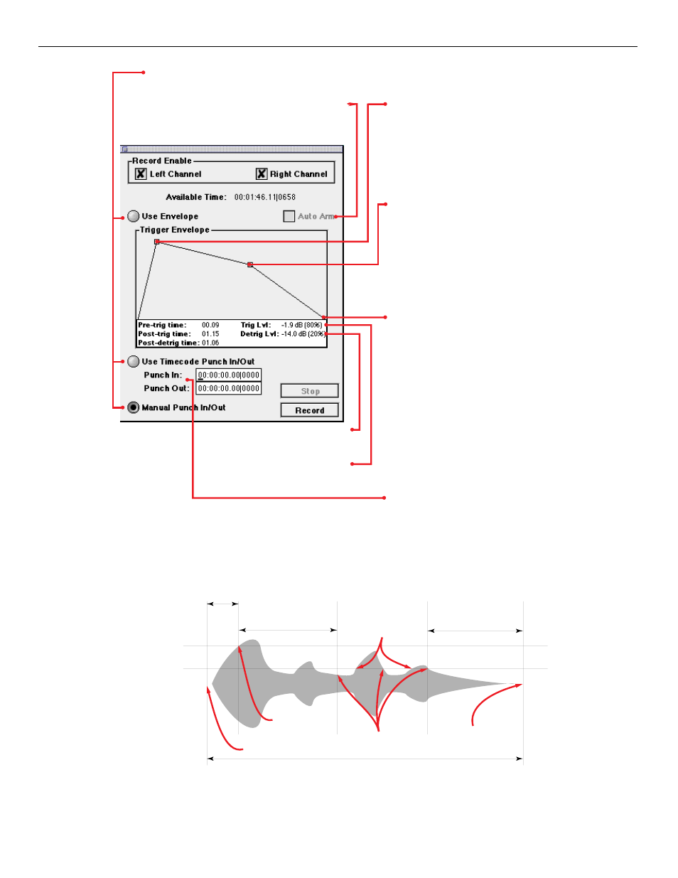 Capture control window, Spectrafootdm operation guide 28 | Metric Halo SpectraFoo Version 1.5 User Manual | Page 29 / 41