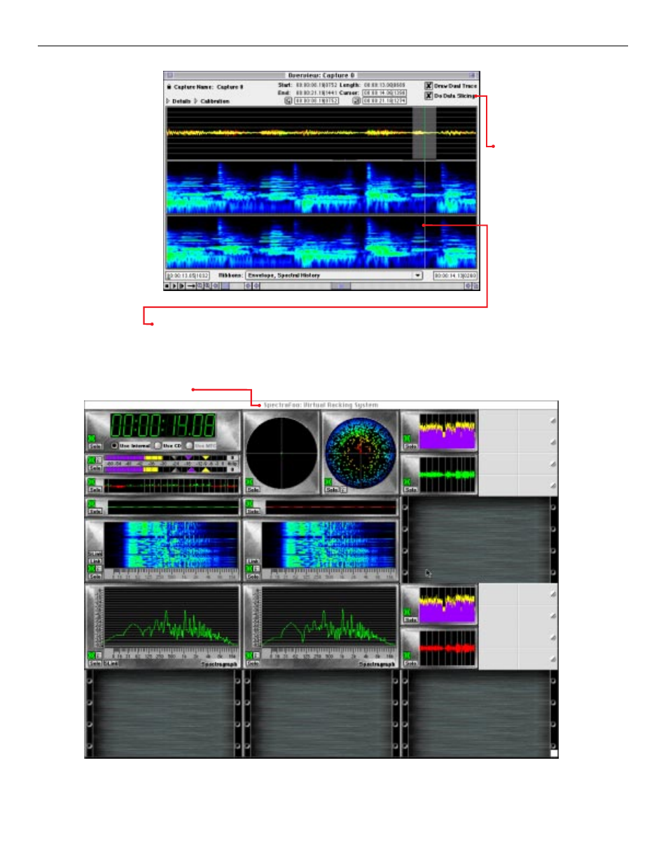 Data slicing, Spectrafootdm operation guide 33 | Metric Halo SpectraFoo Version 1.5 User Manual | Page 34 / 41