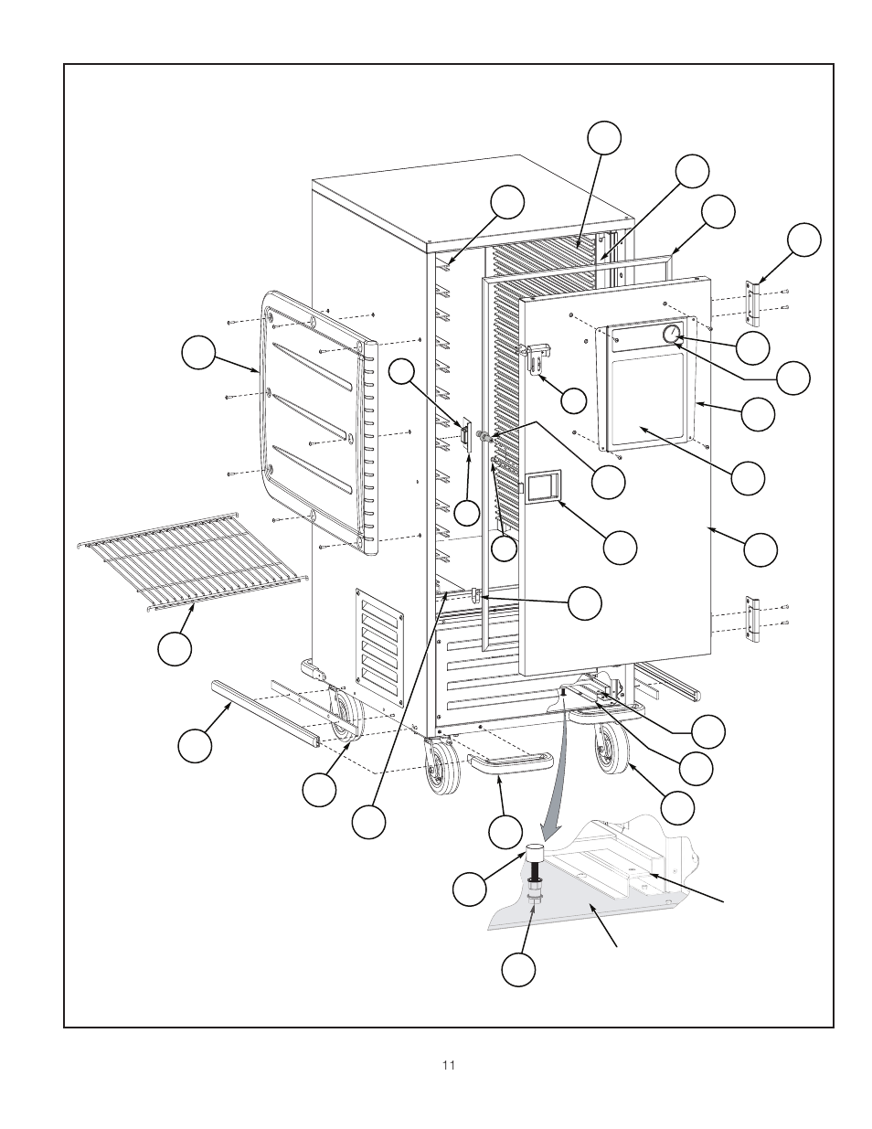 Metro R-Series Mobile Refrigerators User Manual | Page 11 / 16