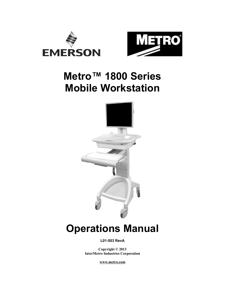 Metro 1800 Series Mobile Workstation User Manual | 40 pages