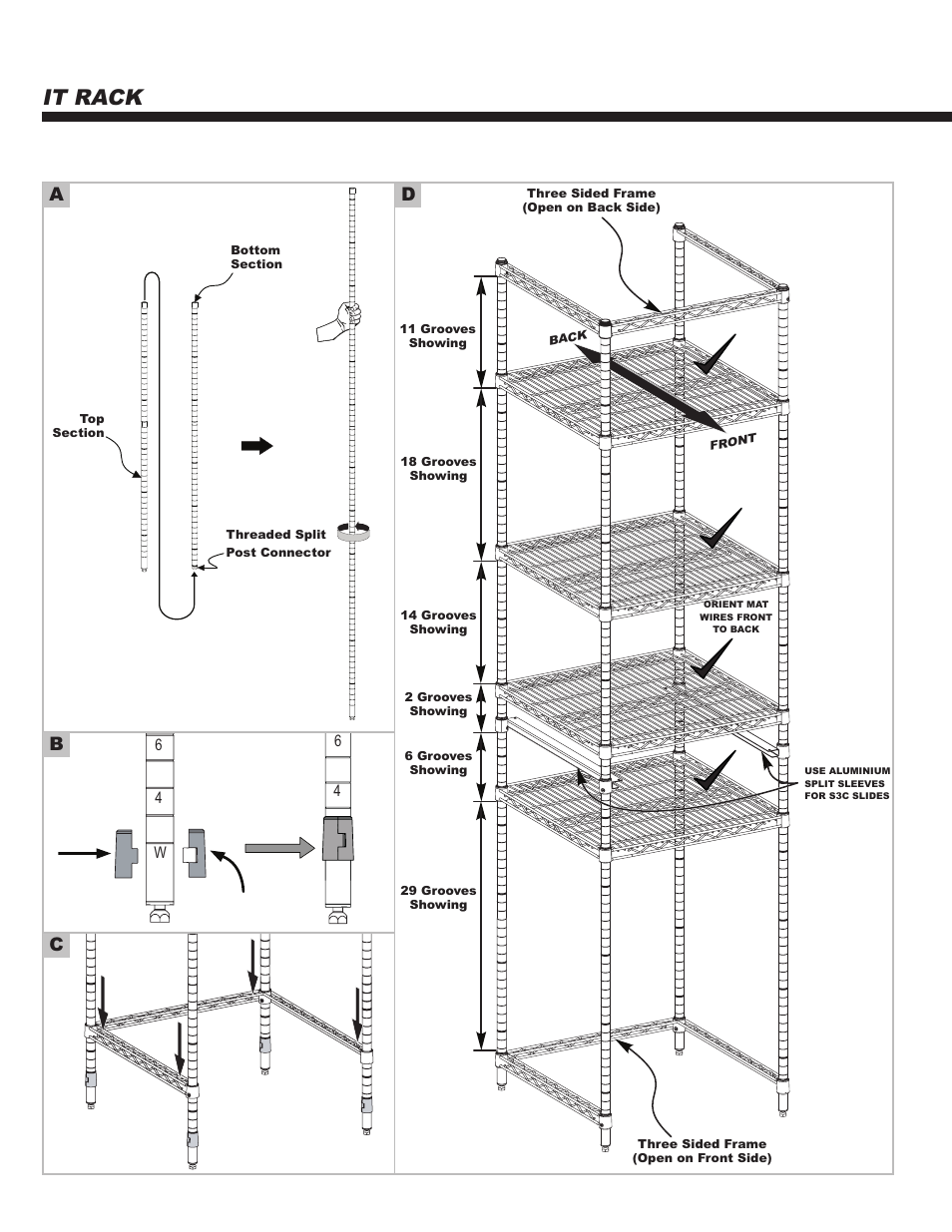 It rack | Metro IT Rack User Manual | Page 2 / 5