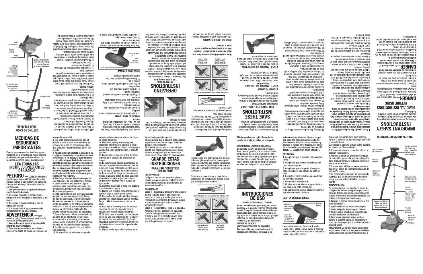 Conair GS29 User Manual | 2 pages