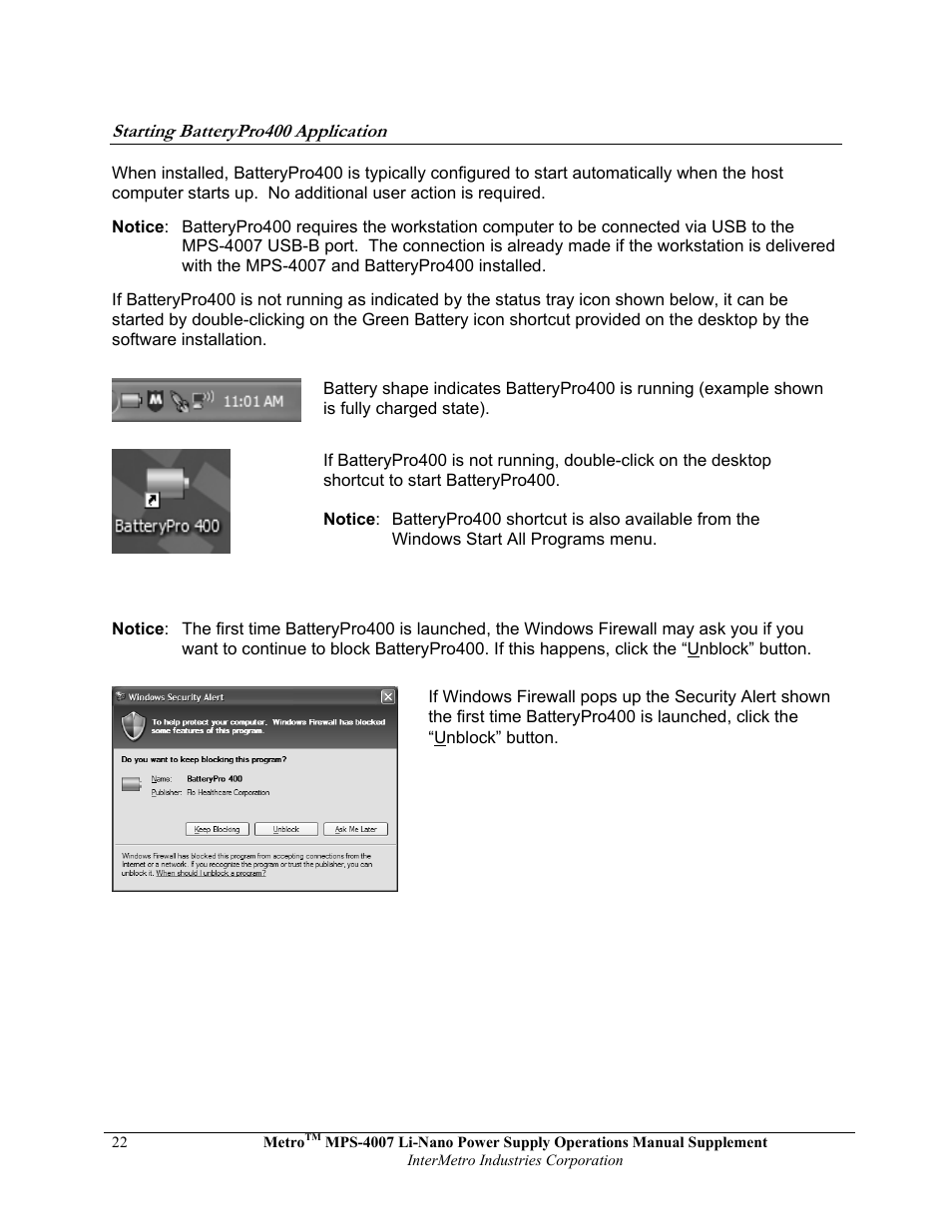 Metro Mobile Computing Workstations MPS-4007 Lithium Ion Nano-Phosphate Power Supply User Manual | Page 22 / 52