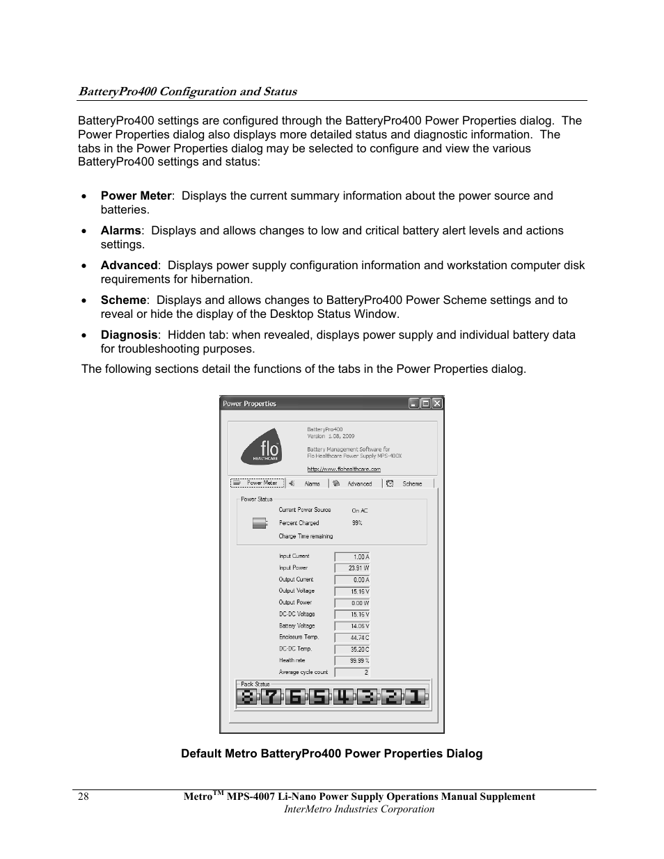 Metro Mobile Computing Workstations MPS-4007 Lithium Ion Nano-Phosphate Power Supply User Manual | Page 28 / 52