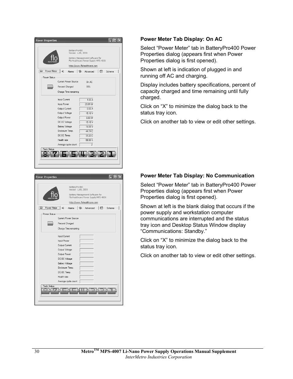 Metro Mobile Computing Workstations MPS-4007 Lithium Ion Nano-Phosphate Power Supply User Manual | Page 30 / 52