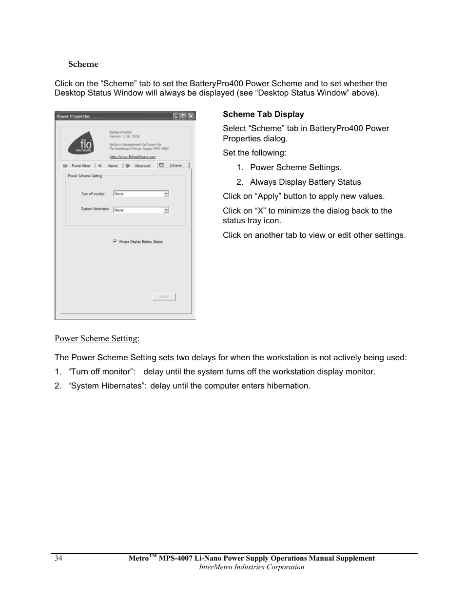 Metro Mobile Computing Workstations MPS-4007 Lithium Ion Nano-Phosphate Power Supply User Manual | Page 34 / 52